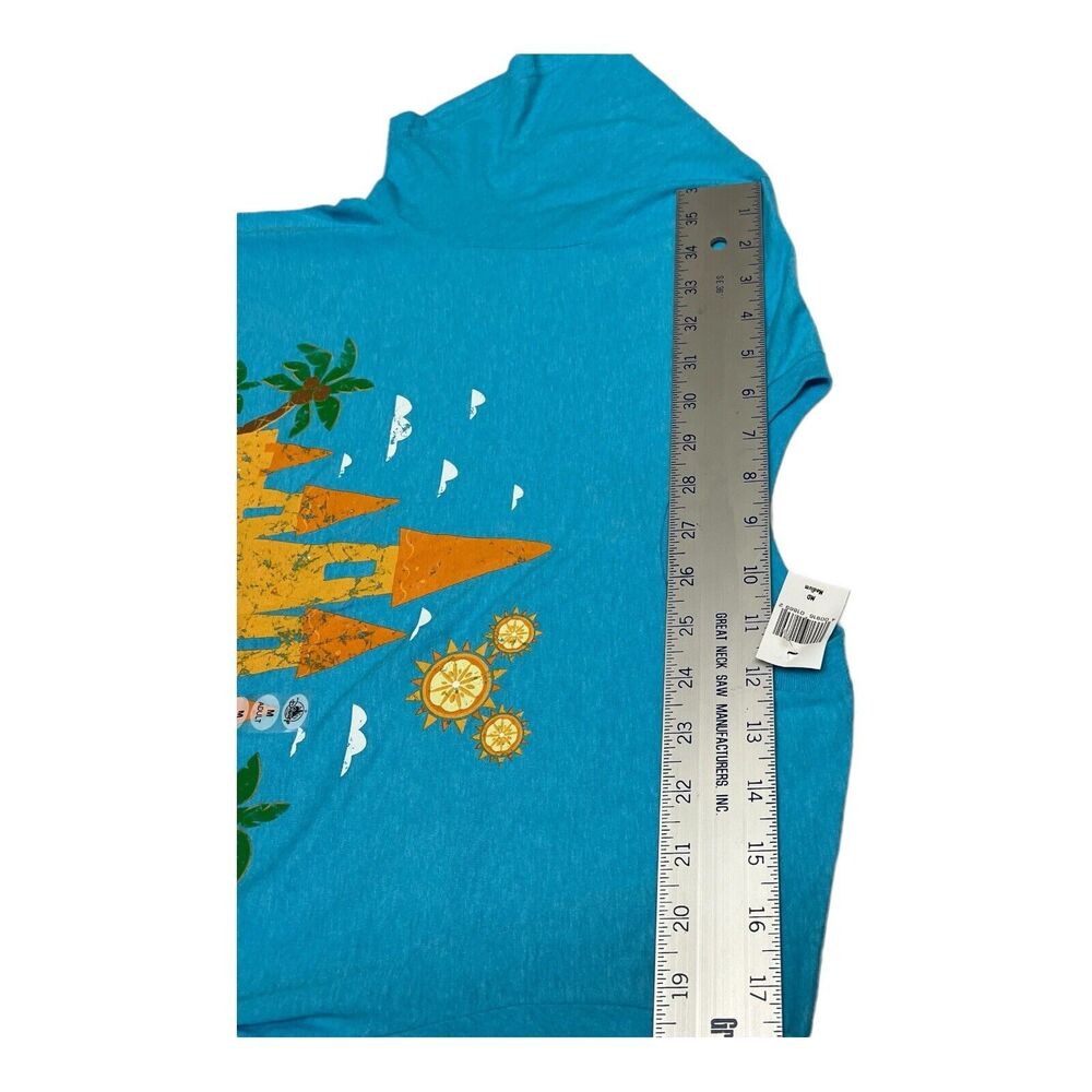 Disney Parks T-Shirt Mens M Summer Home Castle Ears Colorful World Logo Vacation - Picture 3 of 7